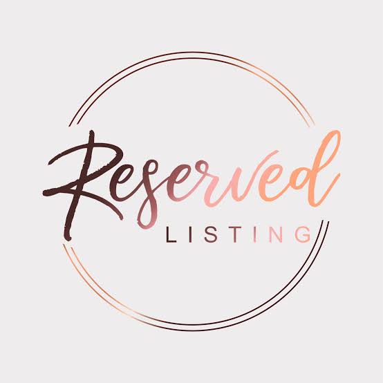 Reserved Listing